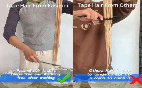 Fasimei Hair Tangling Washing Test