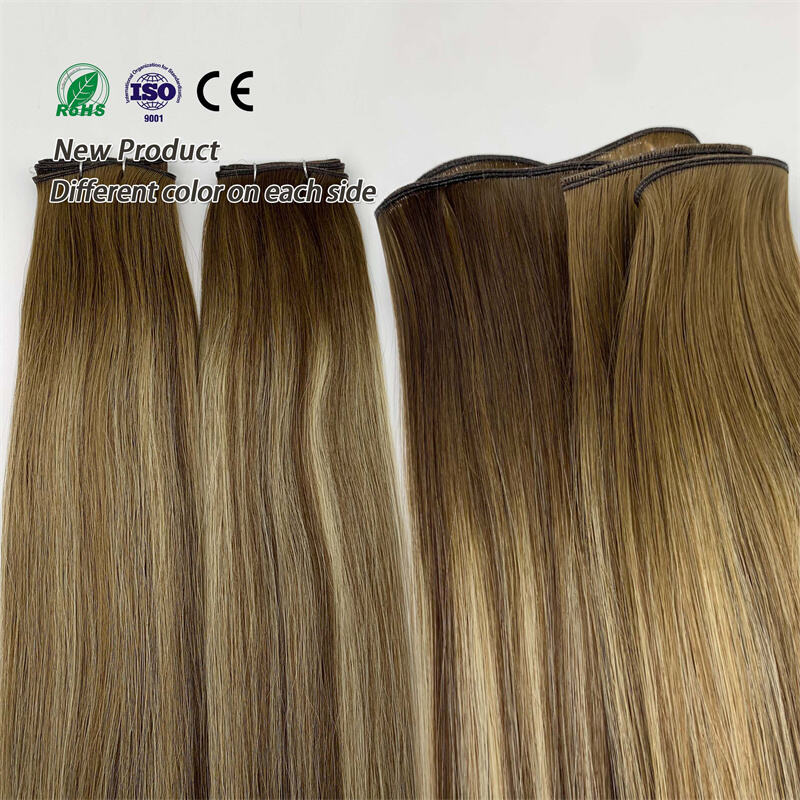 Fasimei Beach Color Virgin Hair Extensions Cuticle Remy Hair Infinity for Genius Weft Volume for Genius Weft