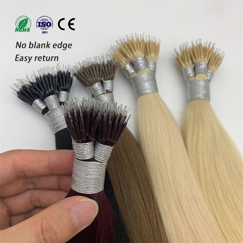 2025 Fasimei High Quality Nano Hair Cuticle Aligned Super Double Drawn Nano Ring Hair Raw Vietnamese Extensions