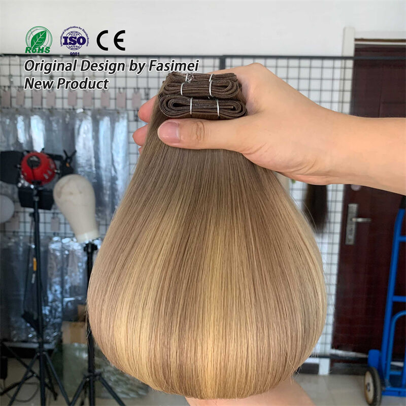 2025 New Trends European Virgin Hair Extensions for 22 inches Genius Weft Reversible Volume Hair Product