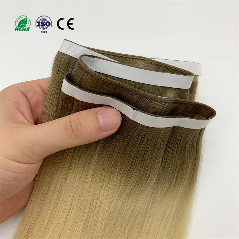 Fasimei Invisible G Tape Weft Human Hair Extensions  Brazilian European Double Drawn Human Hair Long Tape Weft Extensions
