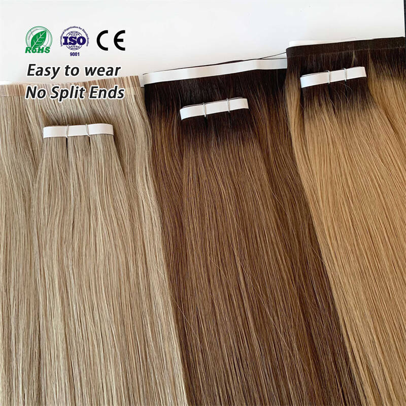 2025 Fasimei Wholesale Price in Long Tape Weft Human Hair Extension Full End Cuticle Remy Long Tape in Hair Extensions