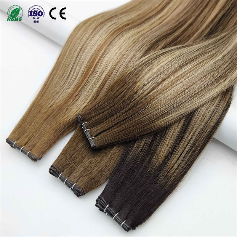 Fasimei High Quality Brazilian Genius Weft Hair Extensions Salon Quality Nearby Virgin Remy Human Hair Genius Weft