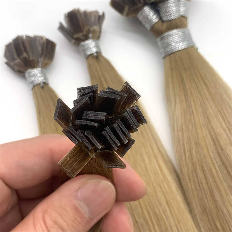 Fasimei European Keratin Hair Extensions Supplier Keratin Tip Remy Hair Extensions Ktip Flat Tip Hair Extensions