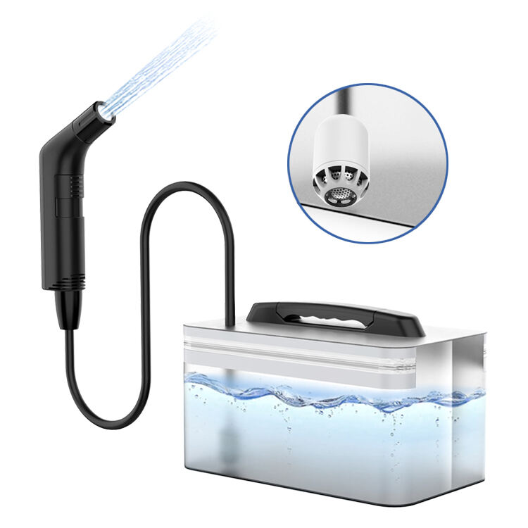 Portable Bidet Travel Bidet Sprayer Electric Two Flow Rate Control for Adult Butt Washing in the Toilet , Muslim Shower Spray