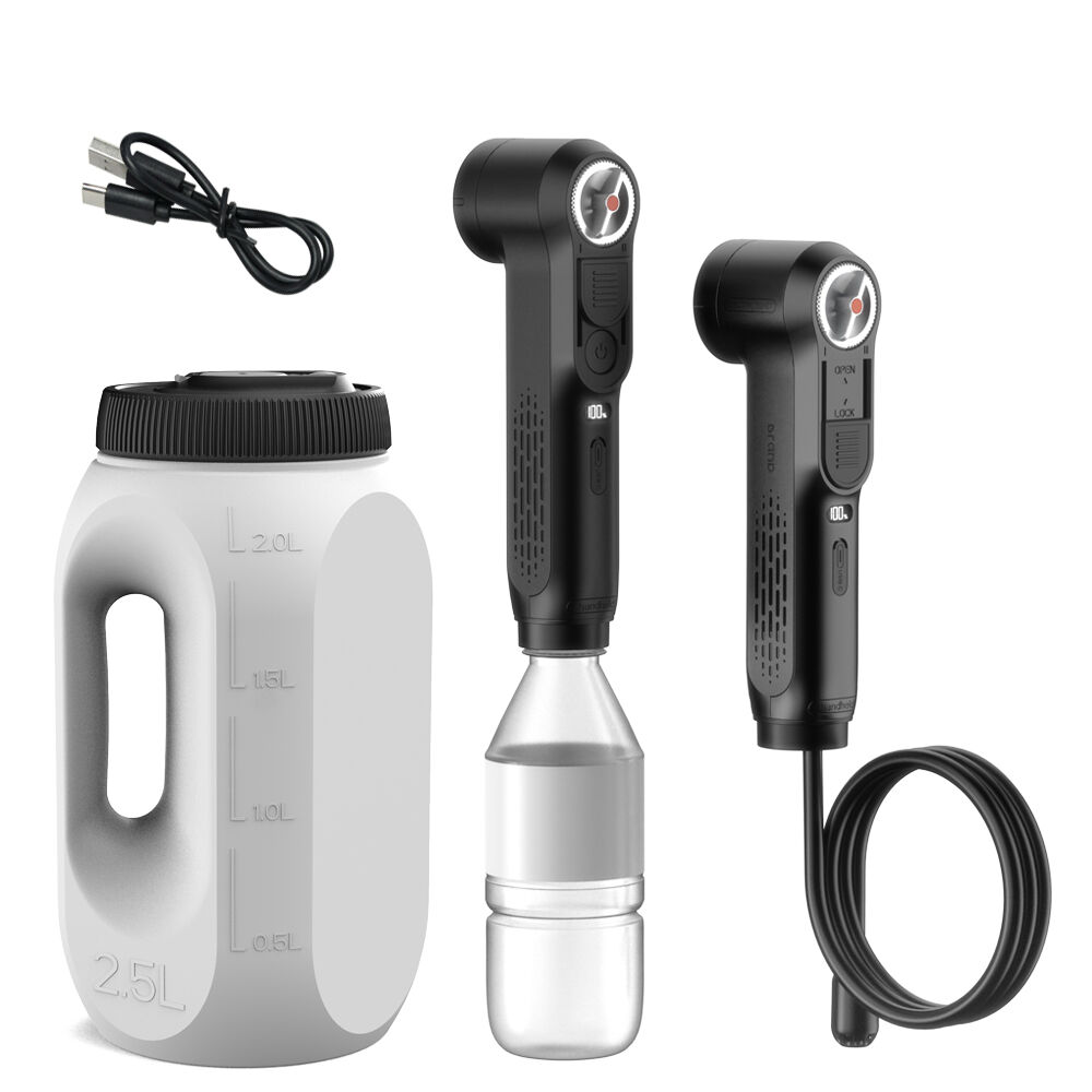 Bộ xịt rửa Hồi giáo cầm tay sạc USB di động, có bình chứa nước, chống thấm nước IPX6