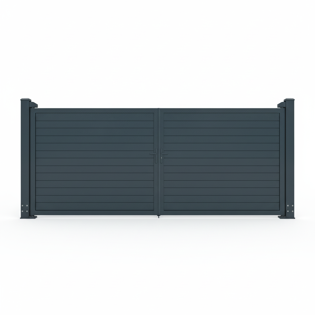 Aluminum Double Swing Gate – Durable Residential & Commercial Entry Gate