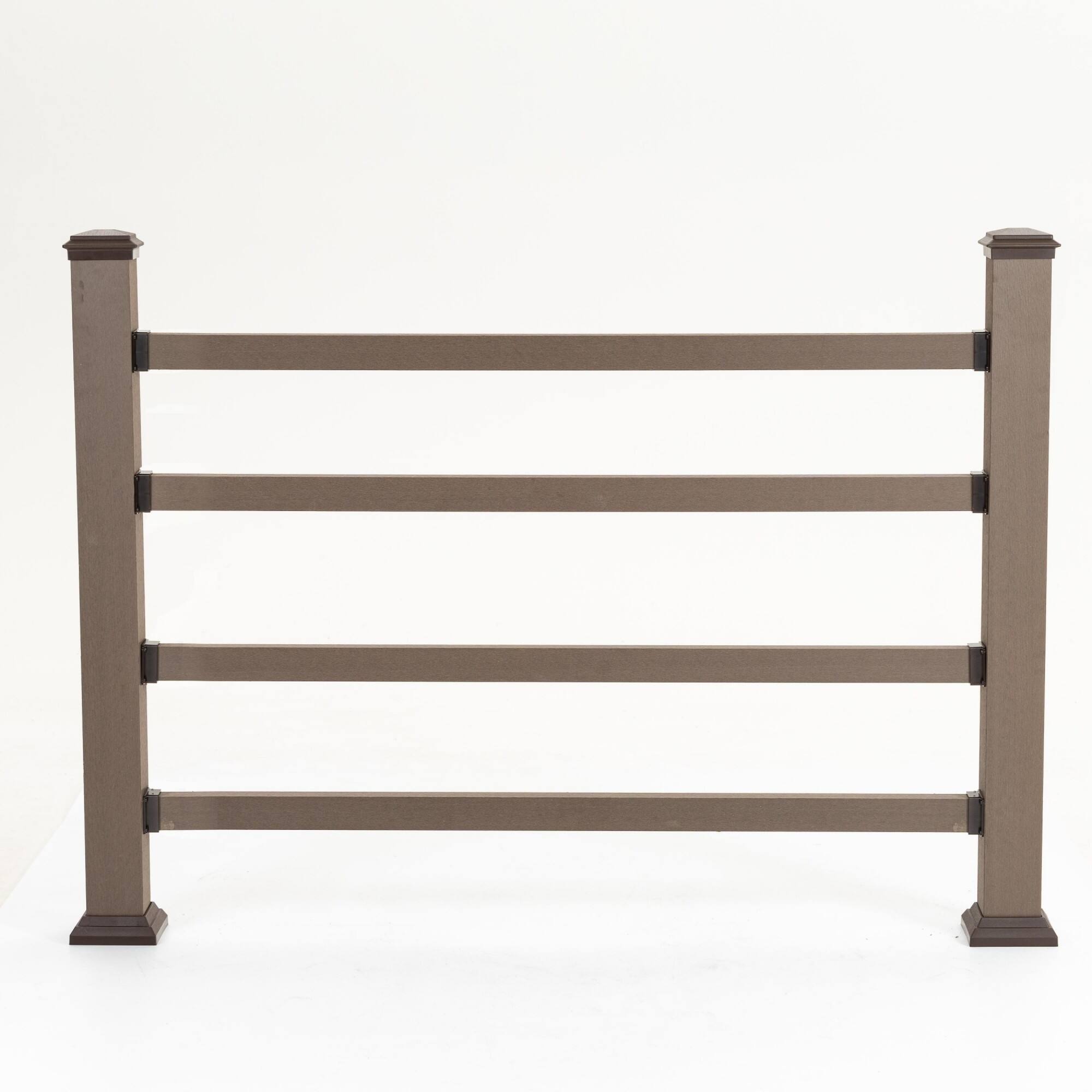 WPC Guardrail System – Full Co-Extruded Composite Banister for Outdoor Safety