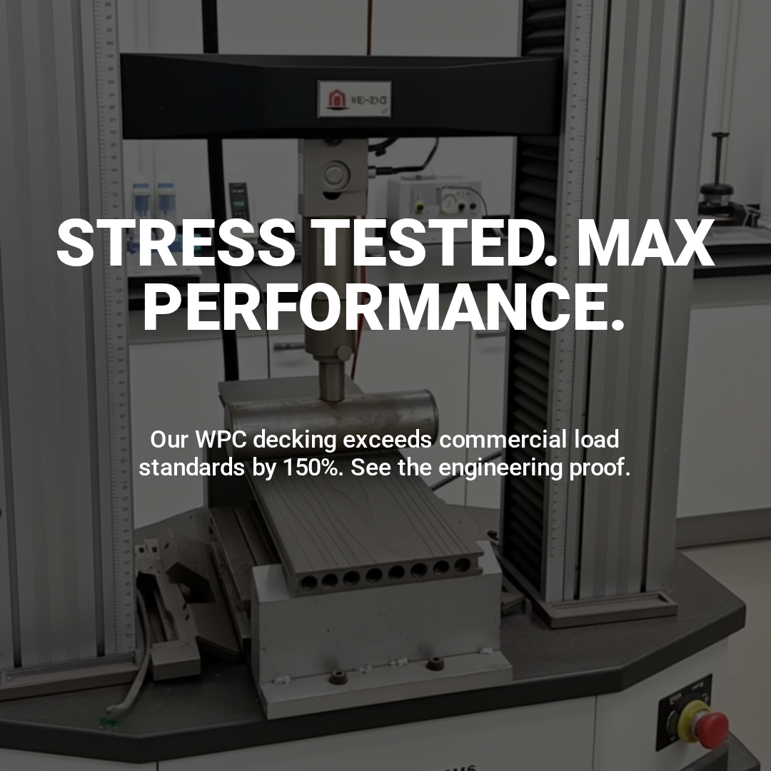 Treslam WPC Decking Pressure Test – Maximum Strength & Durability