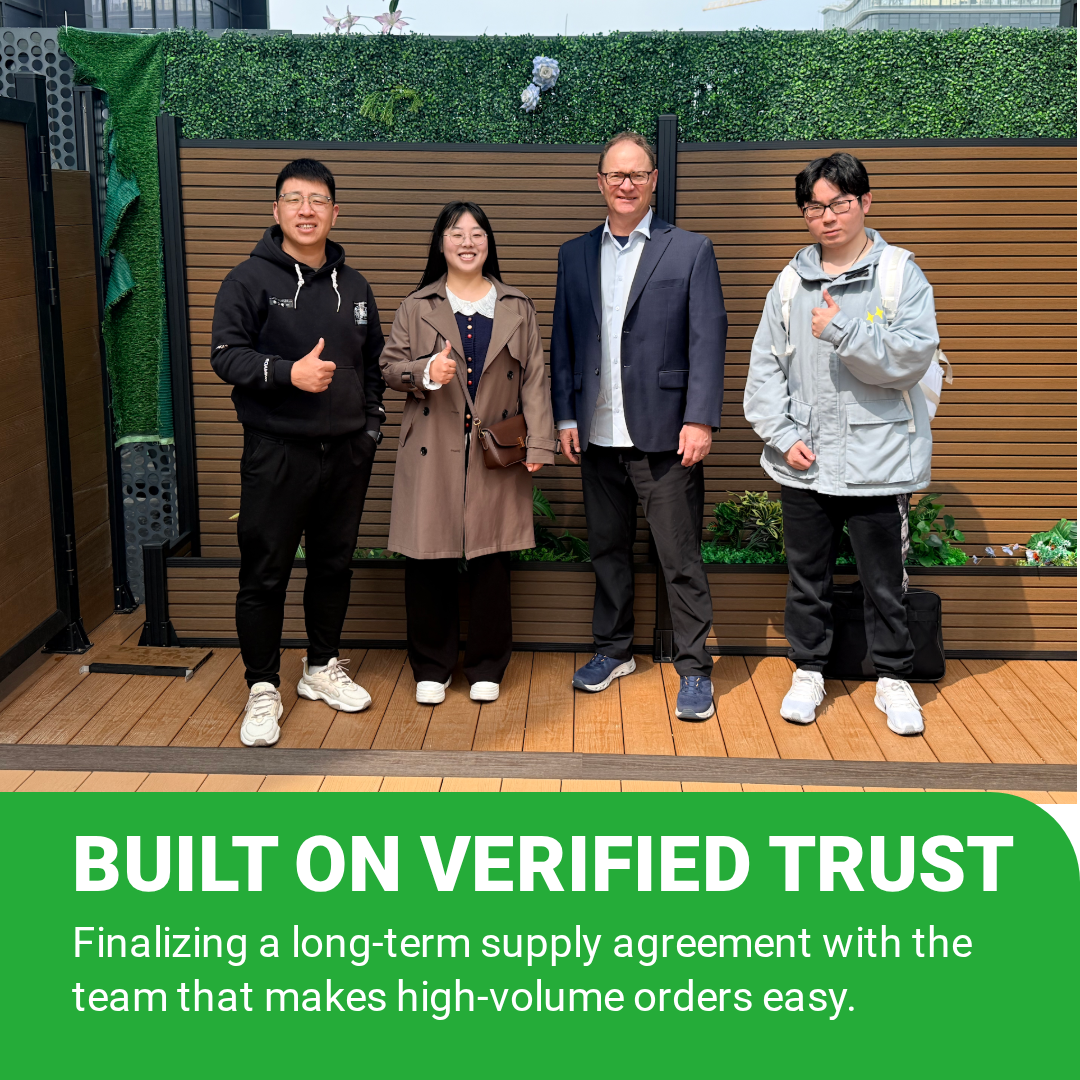 Building Trust: Global Partners Explore Treslam’s WPC Fencing in Hangzhou