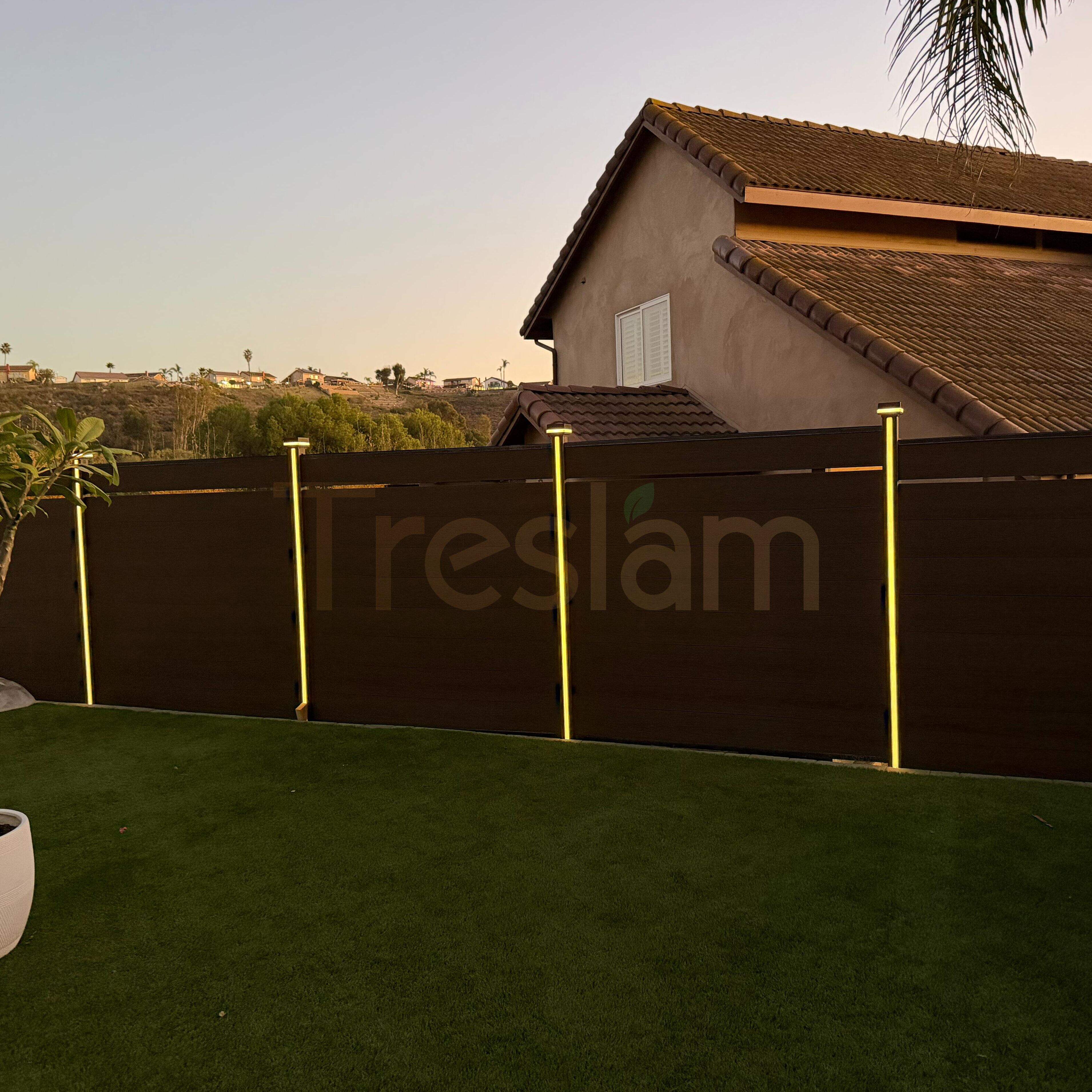 Transforming a California Wedding Garden with Treslam WPC Fence