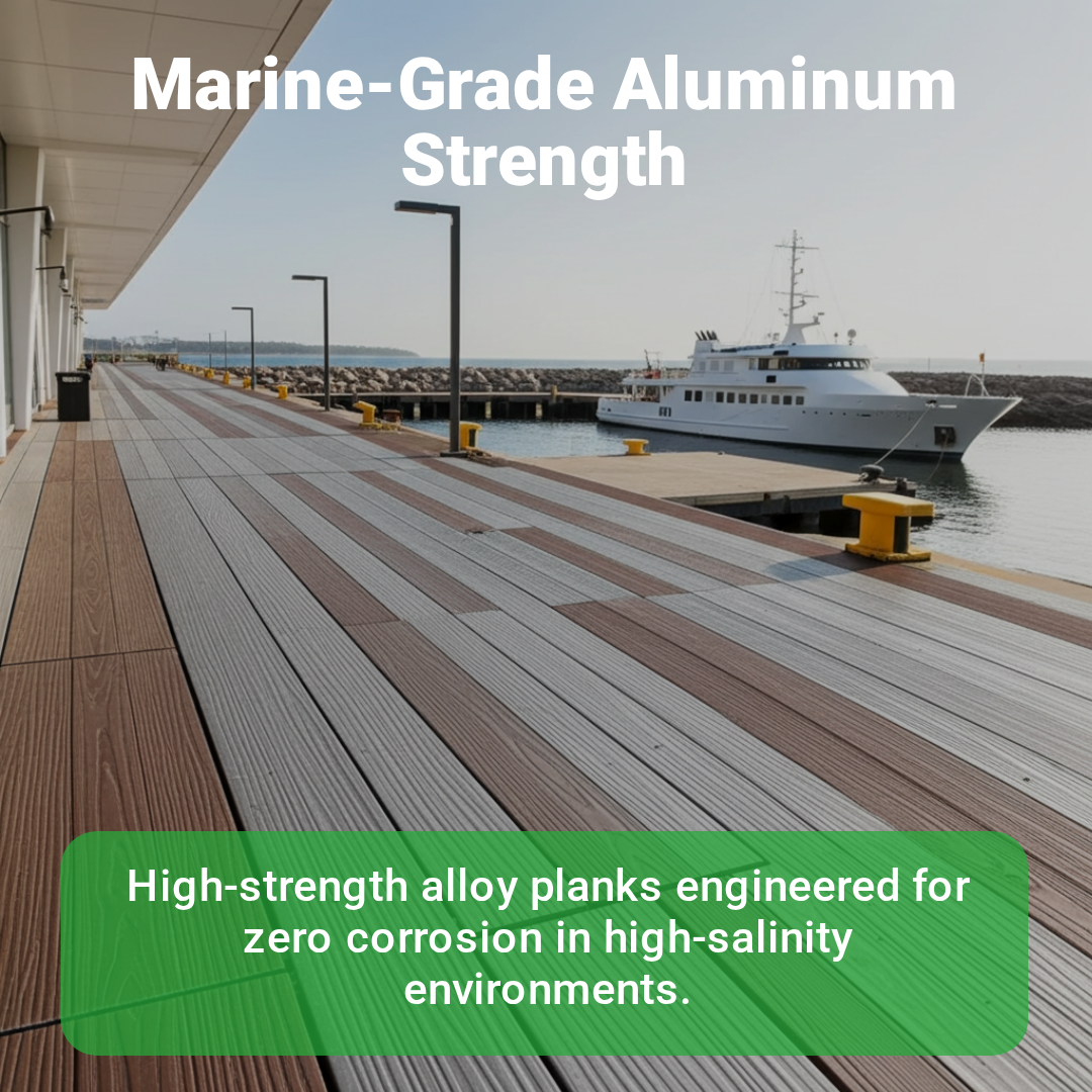 औद्योगिक और समुद्री परियोजनाओं में एल्यूमीनियम मिश्र धातु के फर्श की लोकप्रियता क्यों है