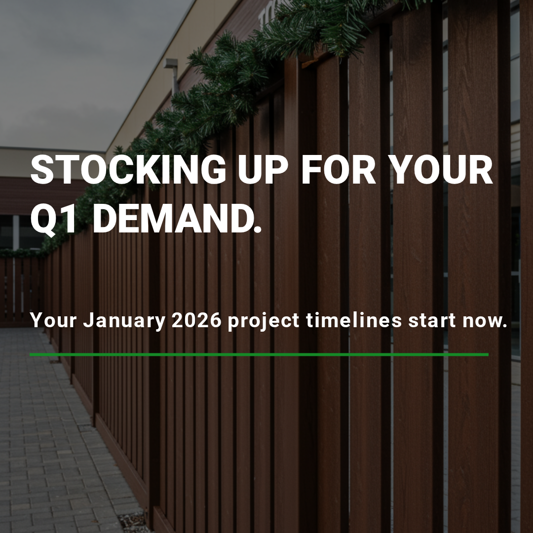 How Should Distributors and Contractors Stock WPC Fencing for Q1 2026 Projects?