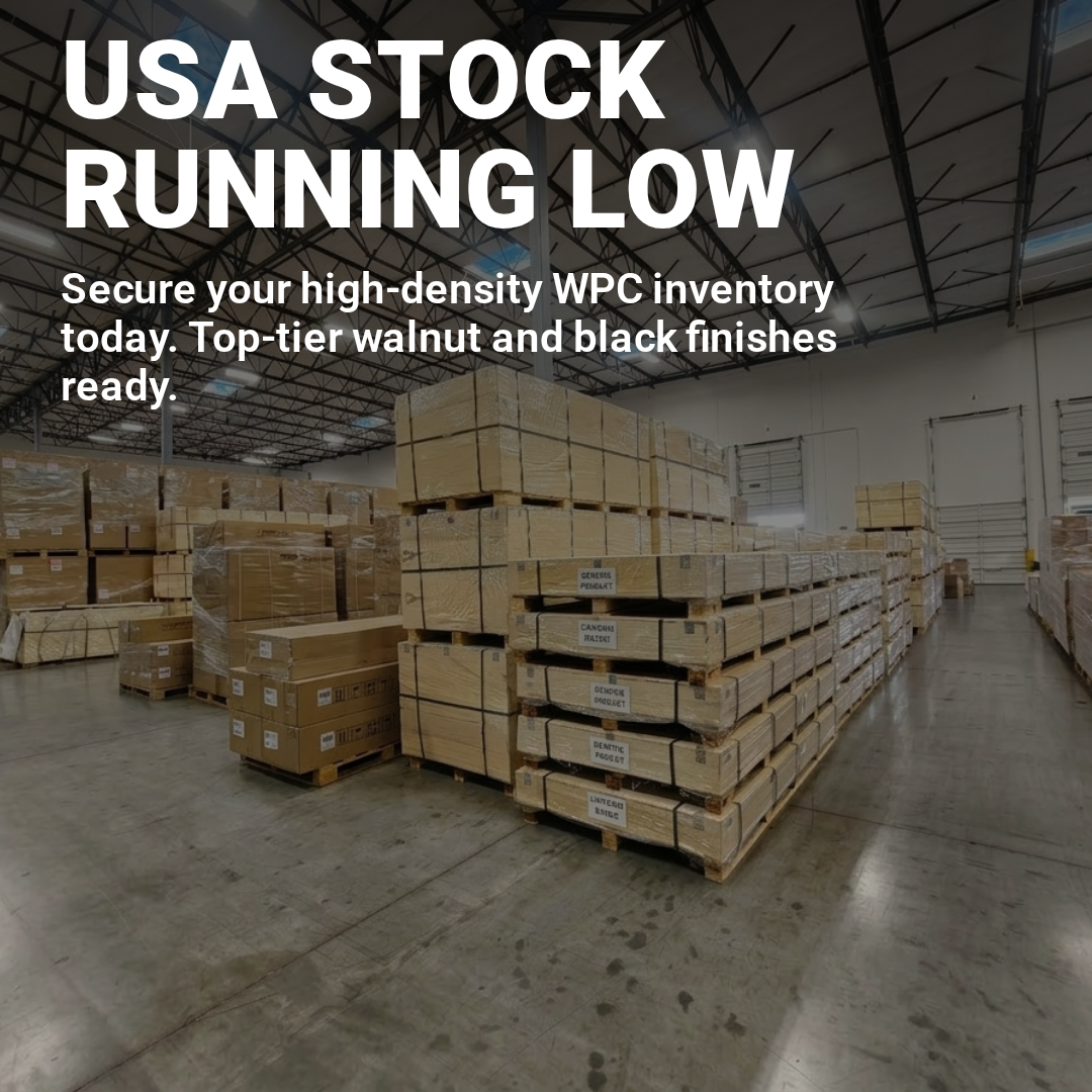 WPC Fence Stock in USA Running Low – Secure Your Orders Now