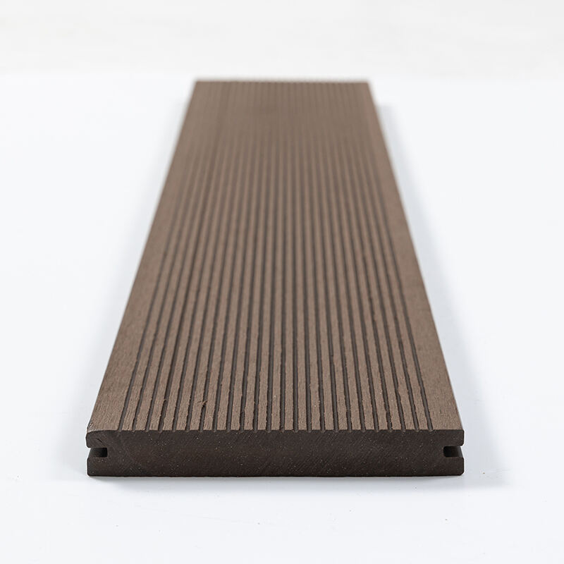 AM13 Solid WPC Decking – Single-Side Groove