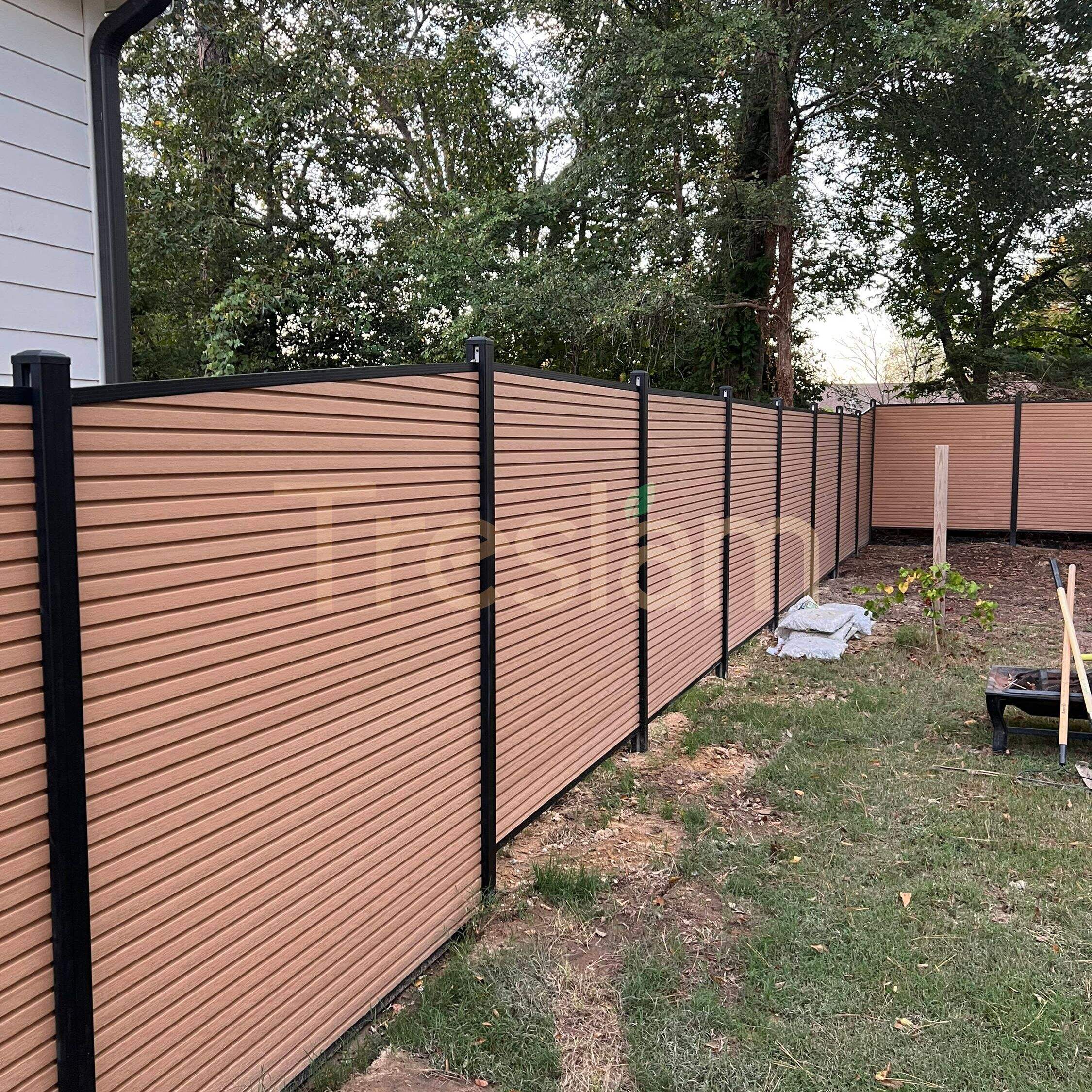 Happy Homeowner in North Carolina Upgrades Backyard with Treslam WPC Fence + Gate System