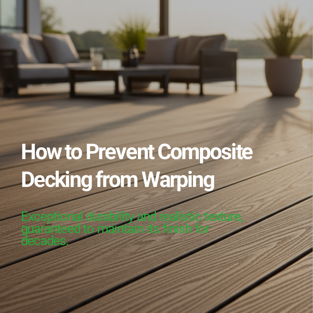 How to Prevent Composite Decking from Warping