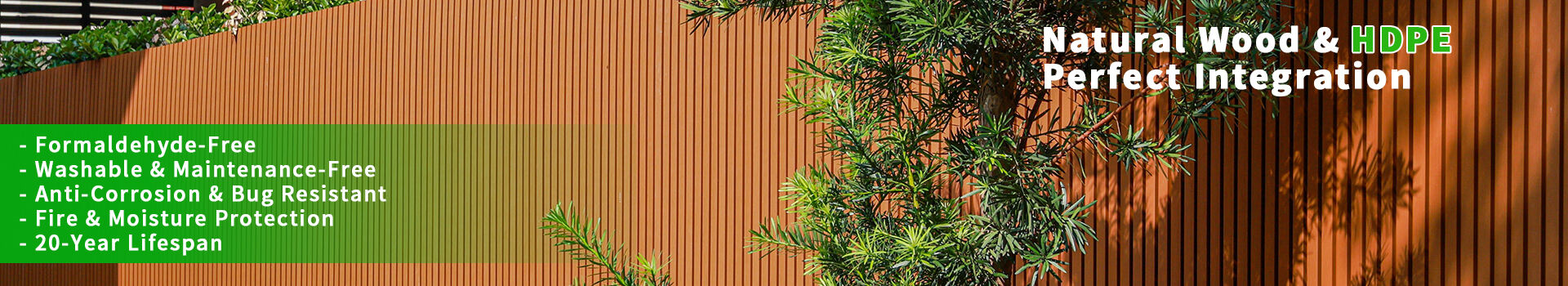 חיפוי קירות חיצוני WPC