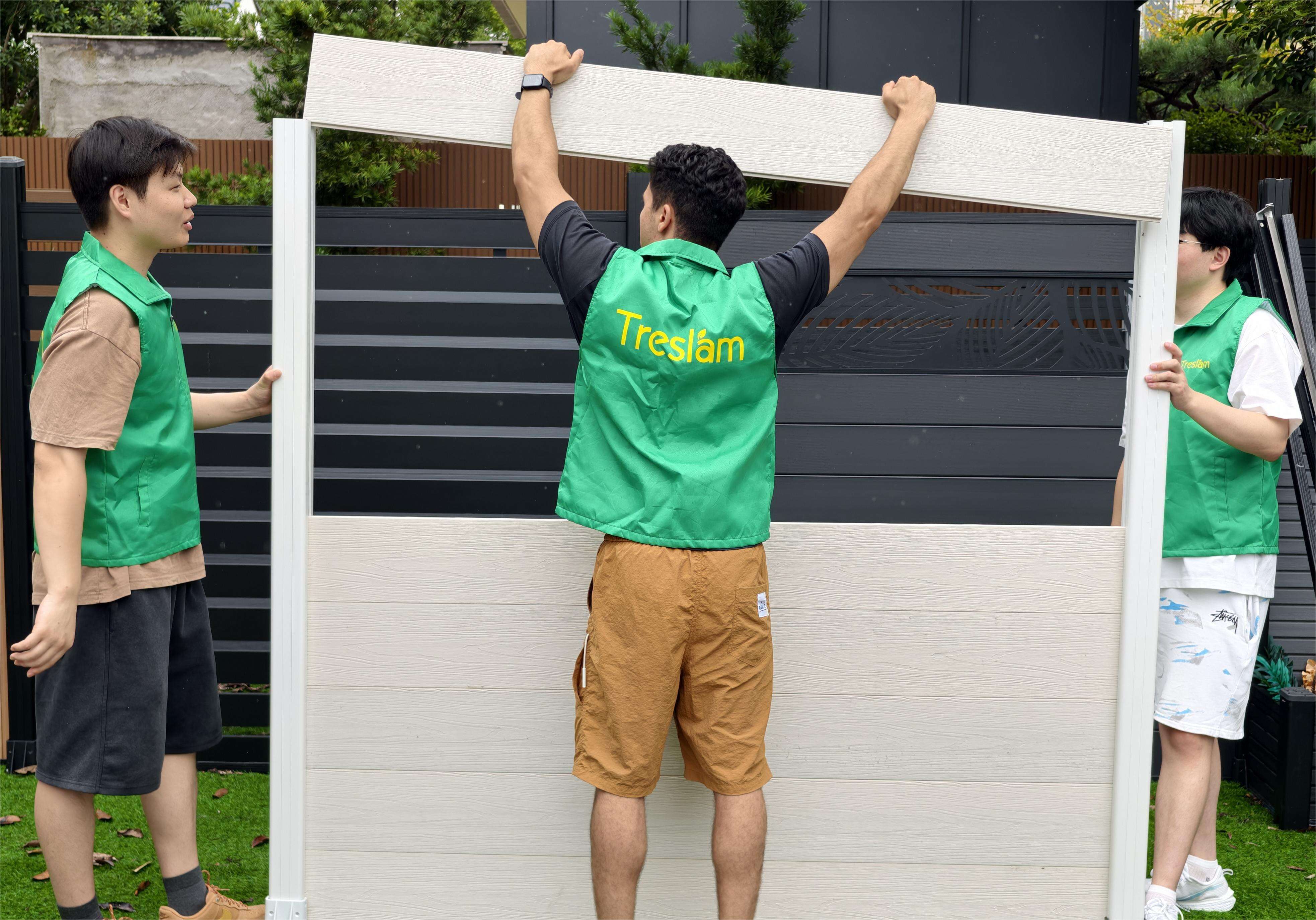 Introducing the New White WPC Fence from Treslam