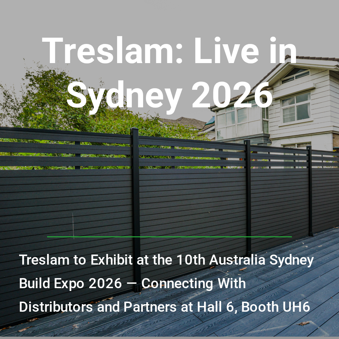 Treslam to Exhibit at the 10th Australia Sydney Build Expo 2026 — Connecting With Distributors and Partners at Hall 6, Booth UH6