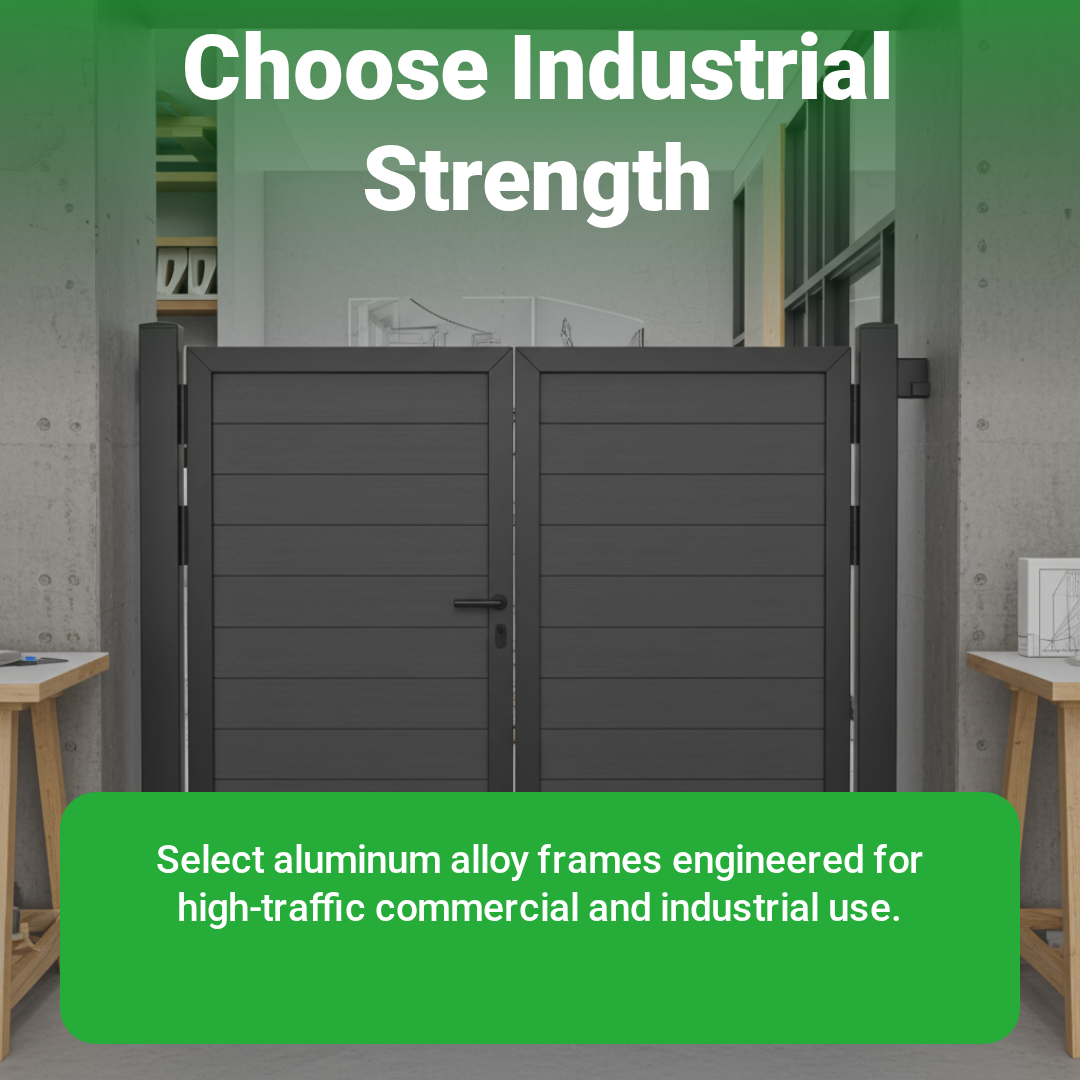 How to Choose Aluminum Alloy Doors for Commercial and Industrial Use