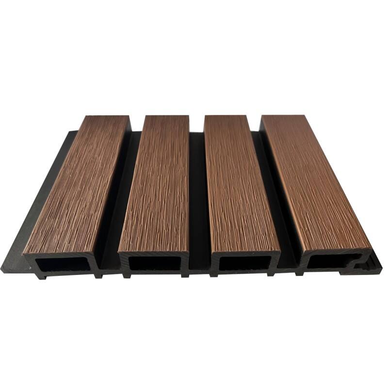 GJ28 Dual-Tone Co-Extruded WPC Wall Panel – Contrast-Lined Decorative Cladding (219×26 mm)