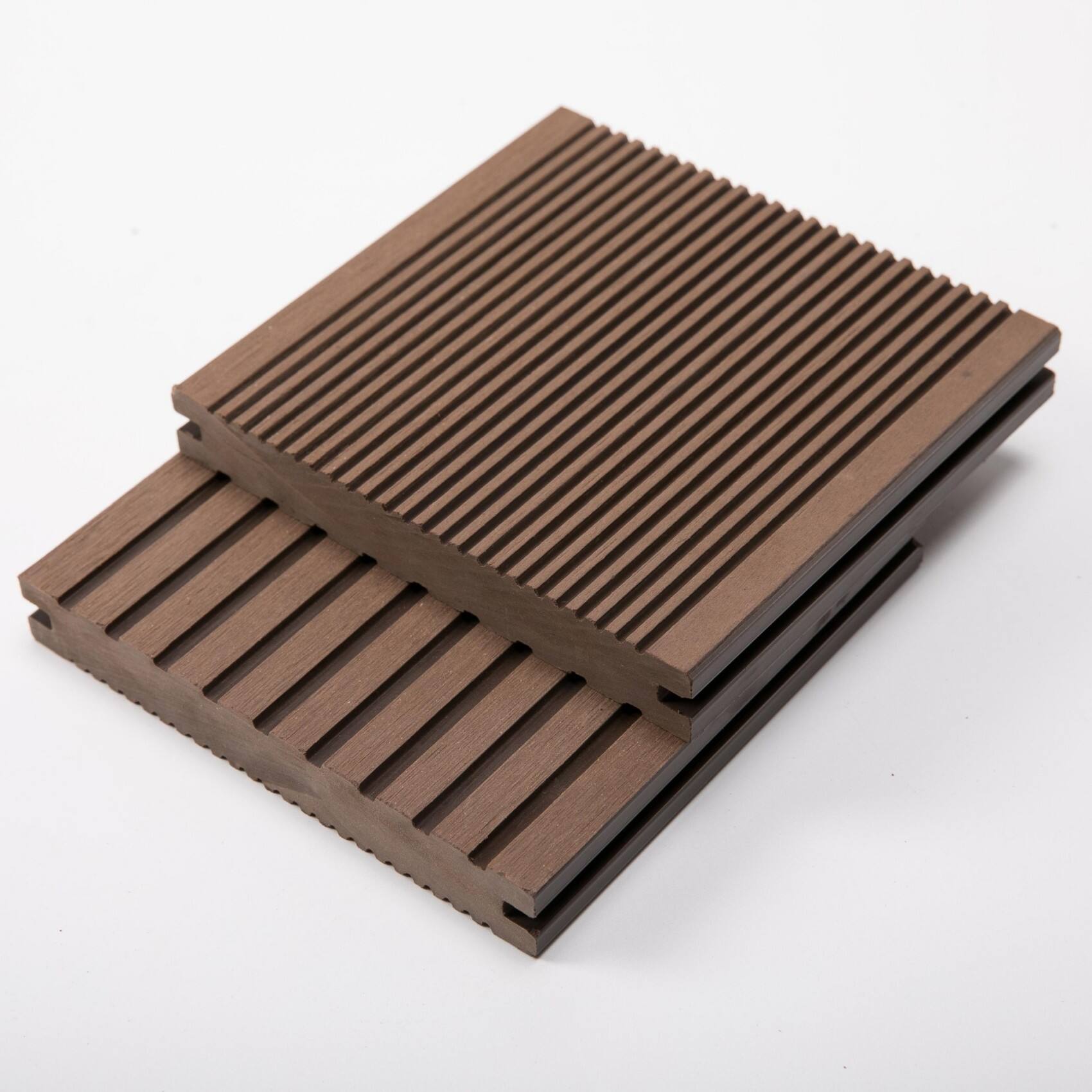 AM3 Solid WPC Decking – Double-Sided Grooved Composite Board