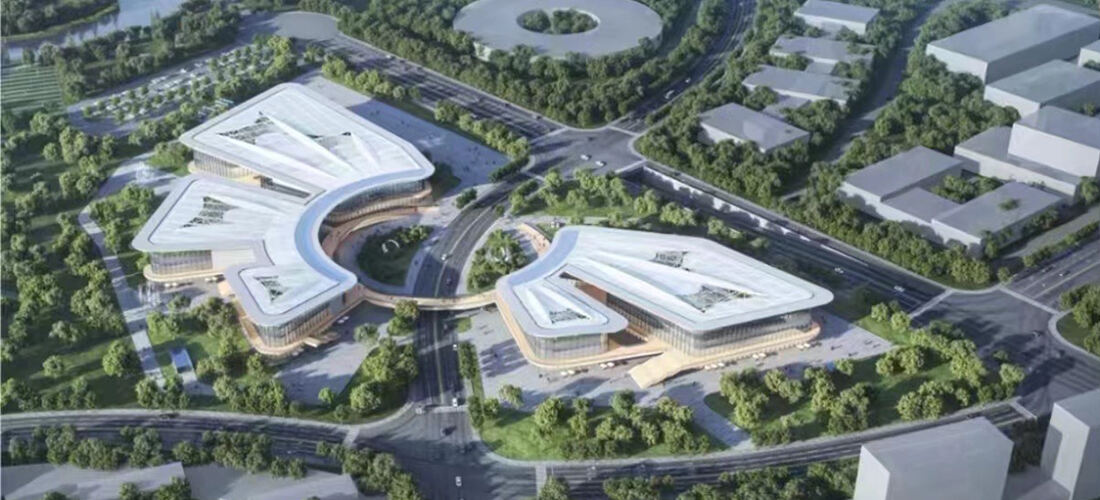 Three-dimensional Aluminum Panels for Jinhua Jinyi New District Sci-Tech Park