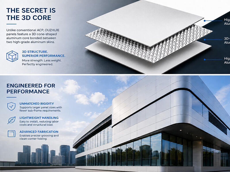 The Power of the 3D Core: Why Engineering Matters in Aluminum Facades