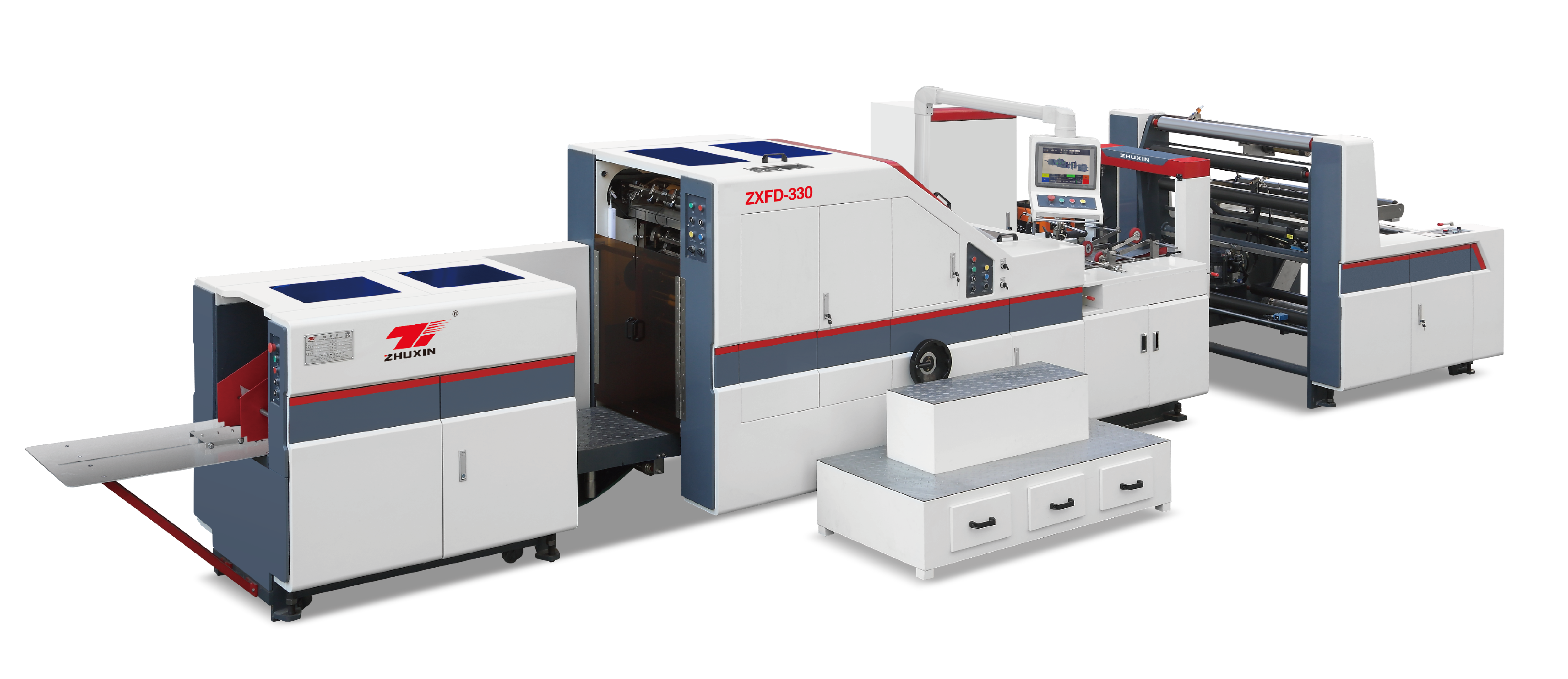 Automatic Roll To Square Bottom Paper Bag Making machine