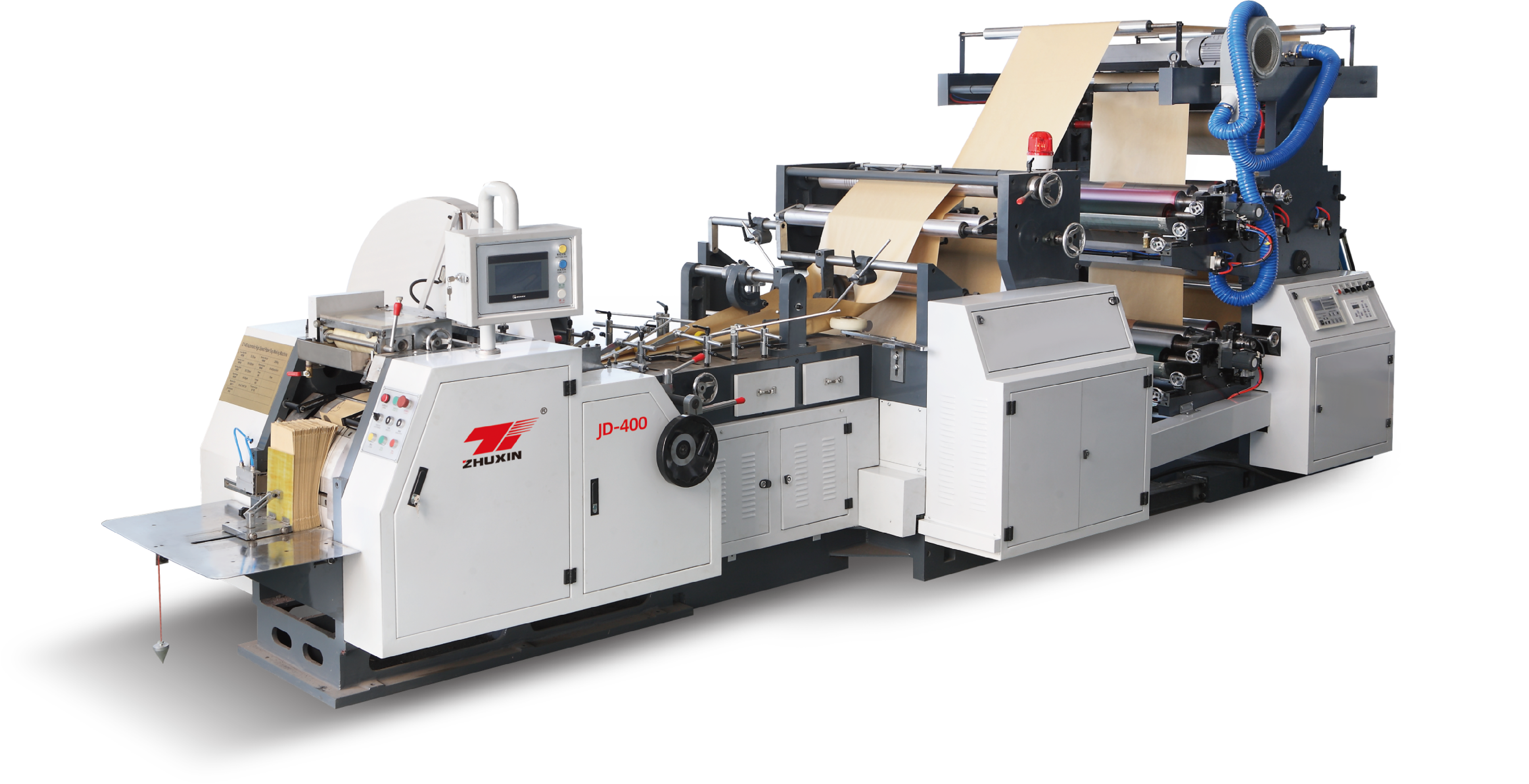 JD-400/650/850/YT Automatic High Speed Paper Bag Making Machine With Printing Machine Inline