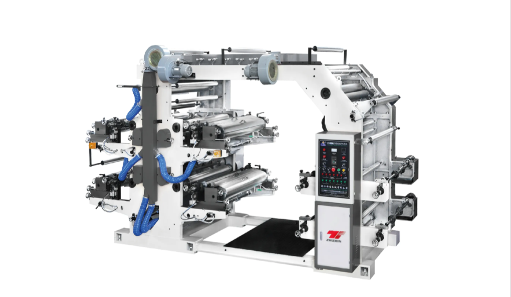 4-kleuren flexodrukmachine – levering van uitstekende drukkwaliteit