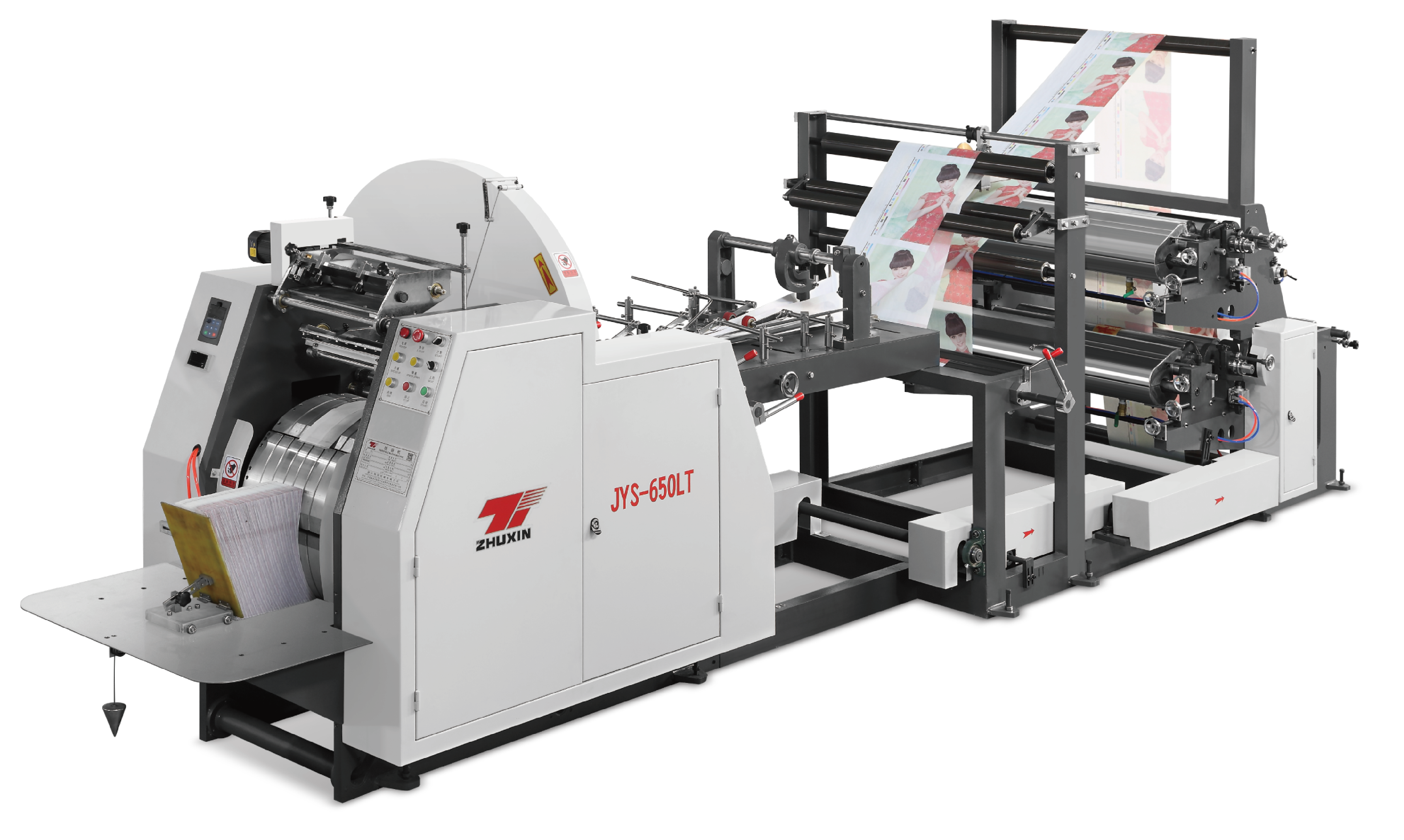 Máquina para fabricar asas de bolsa de papel | Automática y de alta velocidad