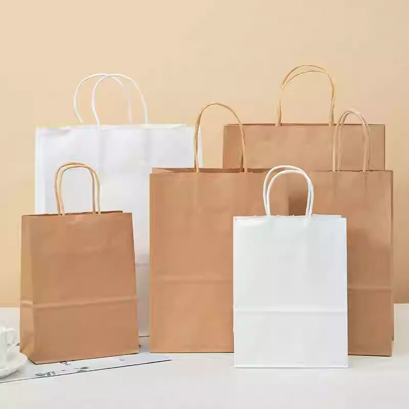 Kraft Paper Shopping Bags