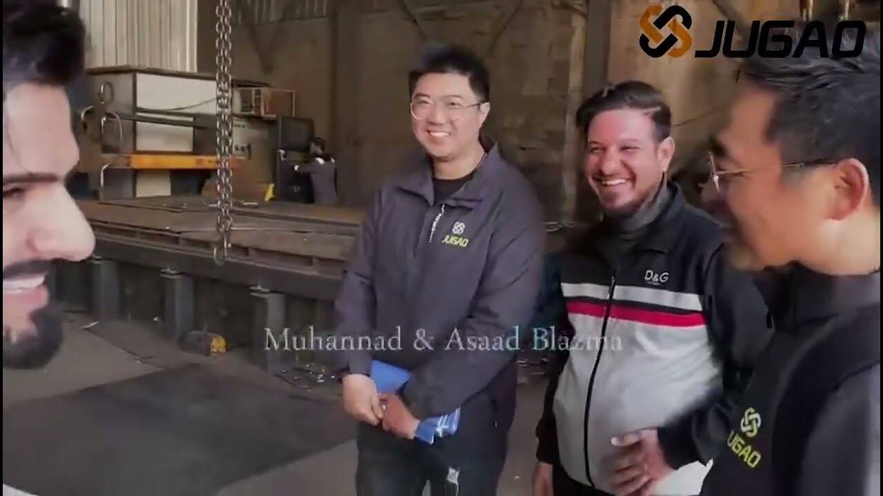 نجاحنا في تركيب آلة قطع الليزر من JUGAO في مصنعنا بالبصرة!