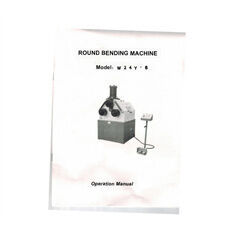 W24Y hydraulic profile rolling machine Operating Manual