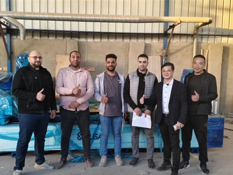 Following an on-site inspection, Egypt's AL Fahd company signed a contract on-site to purchase multiple high-end JUGAO CNC machines