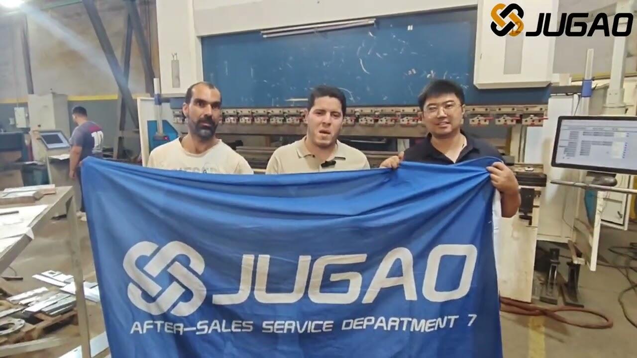 JUGAO engineers provide after-sales service in Tunisia