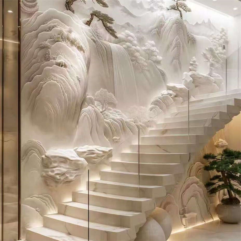 Artistic Relief Wall: Ginawa gamit ang Gypsum at Foamed Ceramics
