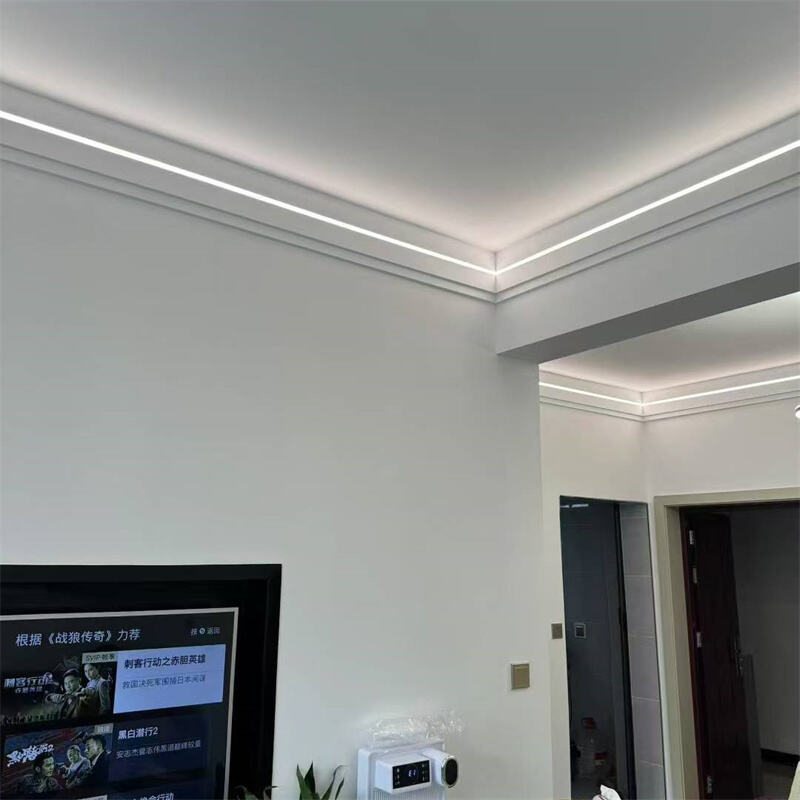 Kaso: Paggamit ng Luminous Gypsum Line sa Modernong Minimalist na Sala