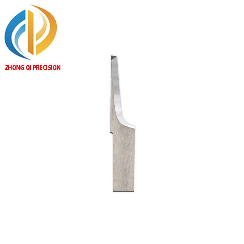 ZHONG QI 18mm Precision CNC Tungsten Carbide Cutting Blade Fine Ground for Leather Paper Cutting