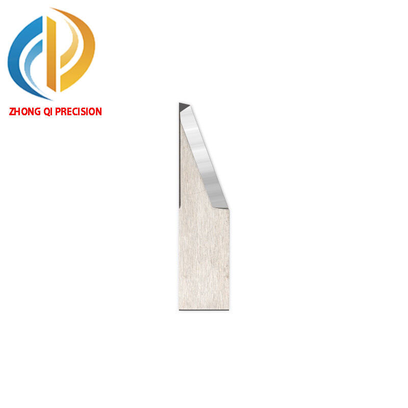 ZHONG QI Tungsten Steel Swing Blade 25x6x0.8mm 13mm Length High Hardness Super Wear-Resistant for CNC Cutting Machines Cutting