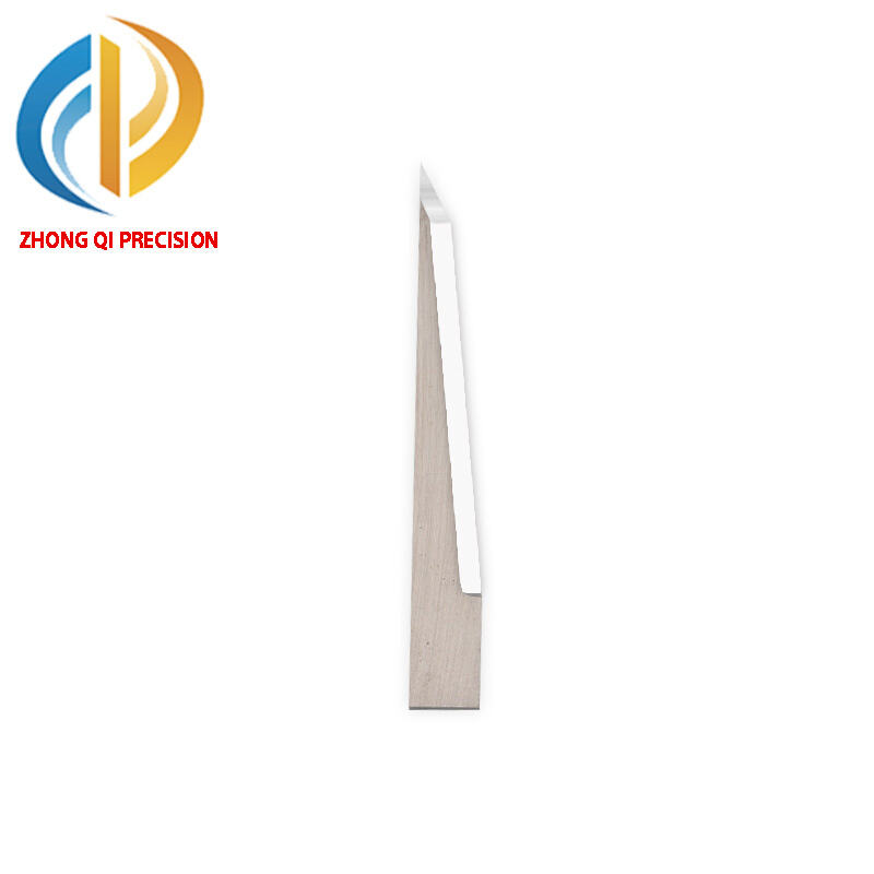 ZHONG QI Precision Tungsten Carbide 50x6.35mm Oscillating Blade for Thick Leather CNC Cutting High Wear Resistant Knife