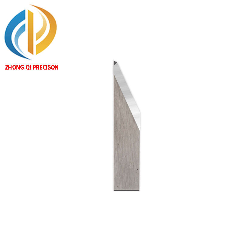 ZHONG QI Precision Tungsten Carbide CNC Oscillating Blade 30x5.6x0.63mm for Leather Packaging Customizable Digital Cutter Tool