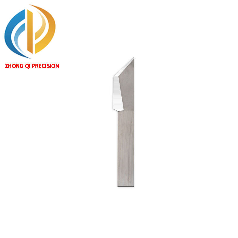 ZHONG QI Thick Leather Cutting Blade 50mm Tungsten Steel with 5mm Precision Edge High Hardness Wear Resistance for CNC Machines