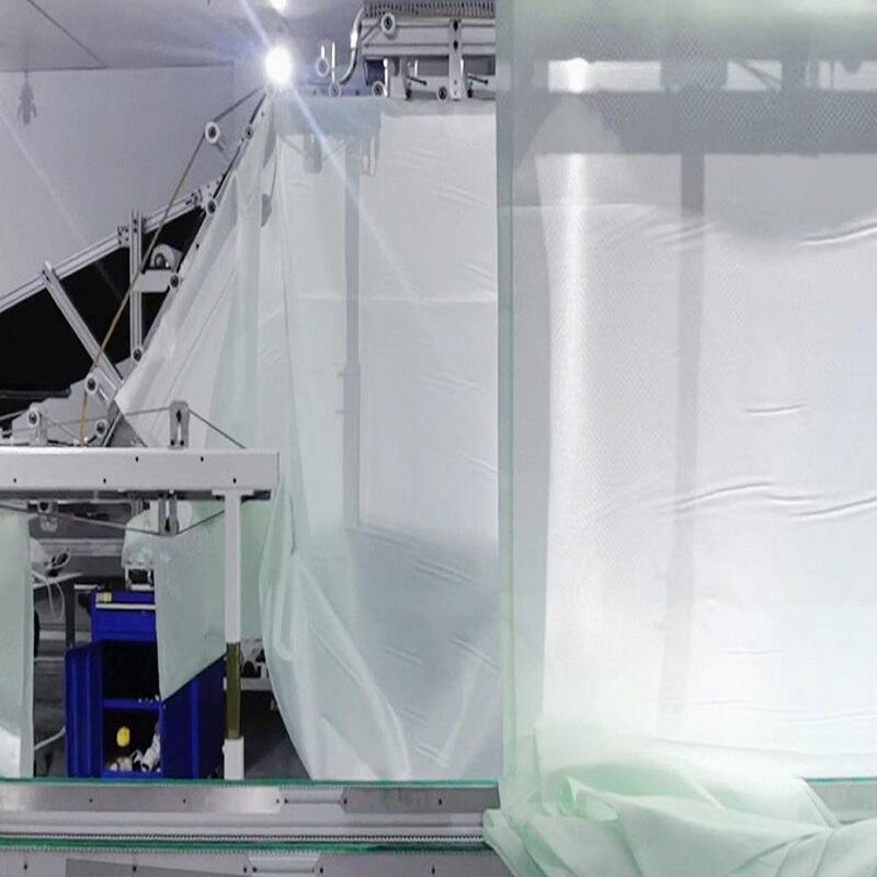fully automatic shower curtain making machine 4 sided sewing et 2218 kz-4