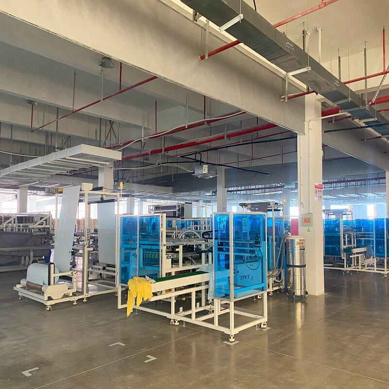 fully automatic pillow cover making machine 4 sided folding sewing et 6620-3
