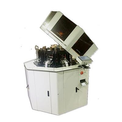fully automatic label sewing machine 6 station rotary system et 9620 cs-1