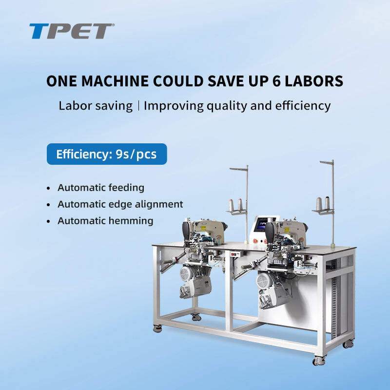 fully automatic dual head bag pocket hemming machine et 6851 ii-2