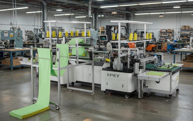 Specialized Microfiber Towel Sewing Machine for Cleaning Industry
